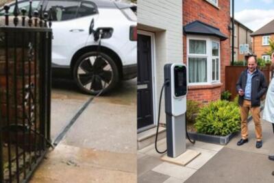 Leeds estreia tecnologia de carregamento EV 'cross-pavement' para residentes sem estacionamento