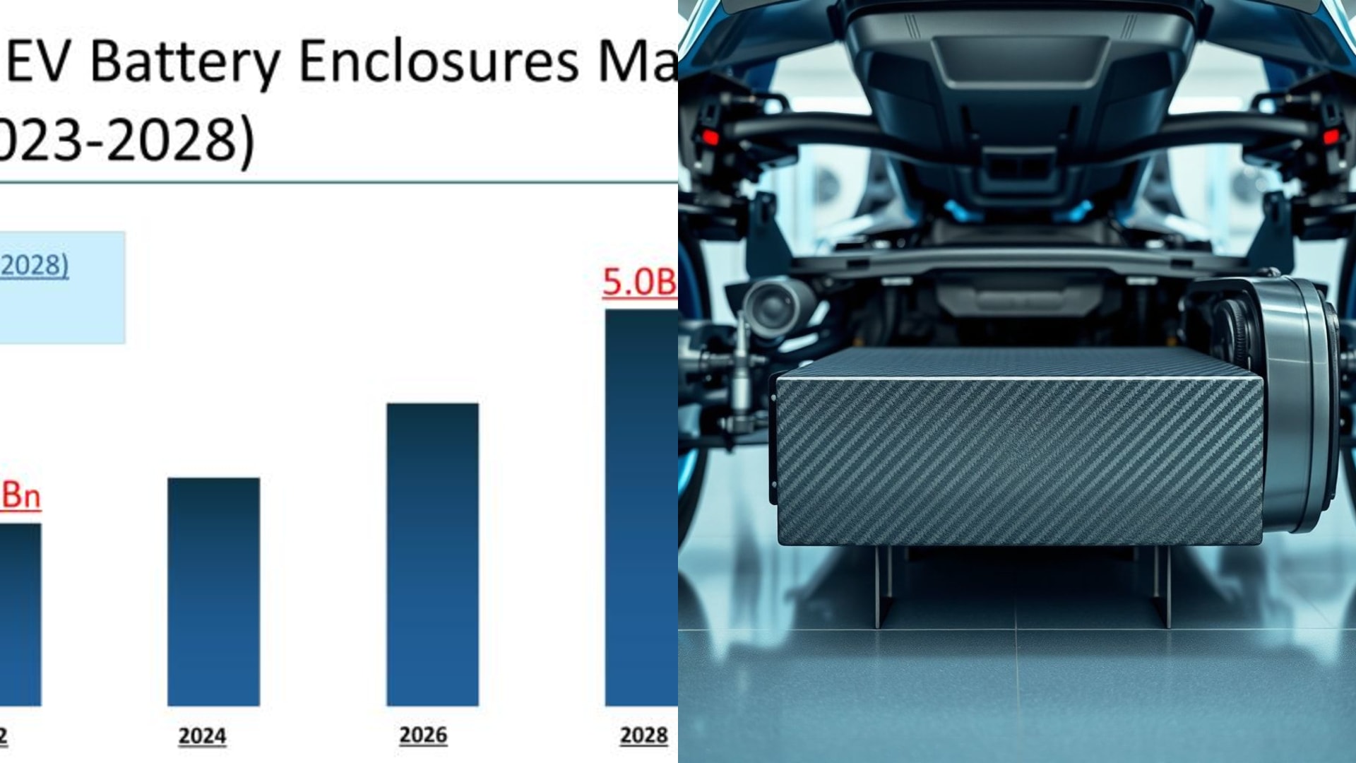 Mercado de envoltórios de baterias de EV em compósitos pode atingir US$ 5 bilhões até 2030, aponta estudo