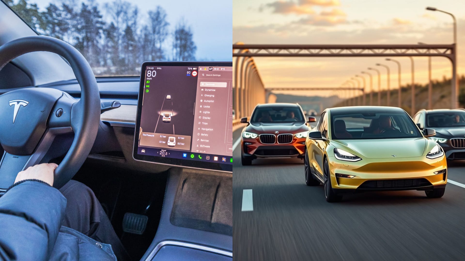 Tesla lidera em satisfação ao dirigir entre EVs, aponta estudo da Consumer Reports