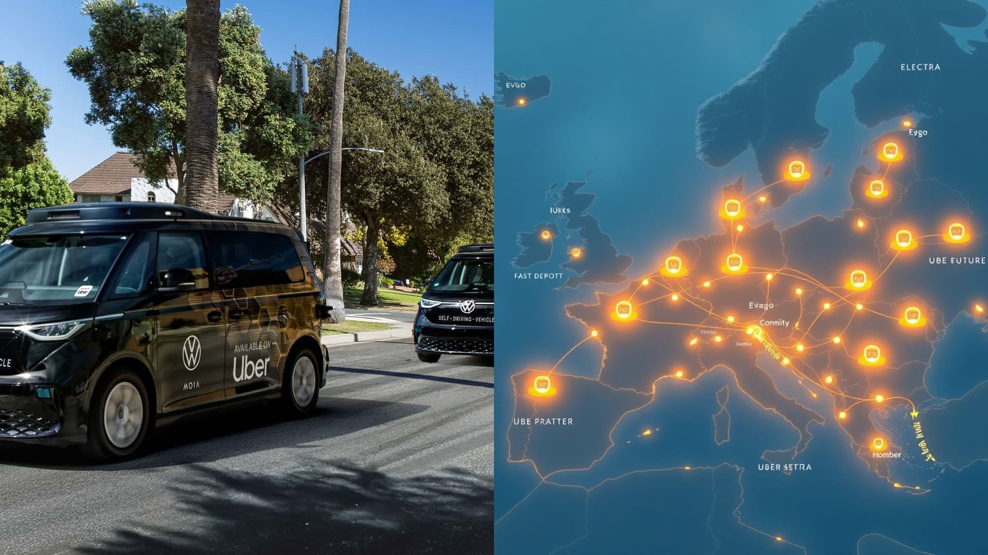 Uber investe US$100 milhões em rede de carregamento rápido para veículos autônomos