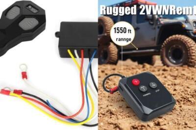 Alcance de até 150 pés: o controle remoto sem fio que revoluciona sua winch off-road