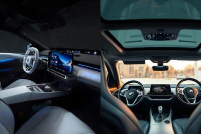 BMW i3 2027: interior radical com tela paralelogramo e volante inédito