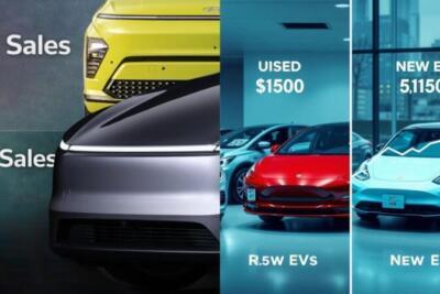 EVs: novas vendas caem, usados ganham terreno