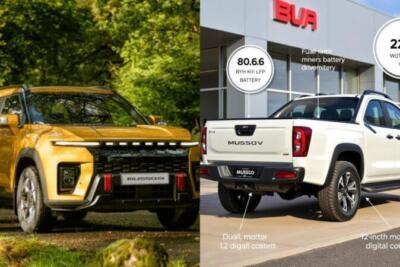 KGM lança Musso EV no Reino Unido com bateria BYD e alcance de 240 milhas