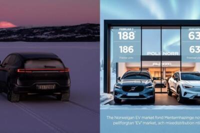 Polestar na Noruega: fevereiro com 186 carros, alta de 8%, queda de 31% nos dois primeiros meses