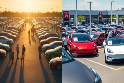 Queda de preços e devoluções de leasing impulsionam EVs usados nos EUA em 2026